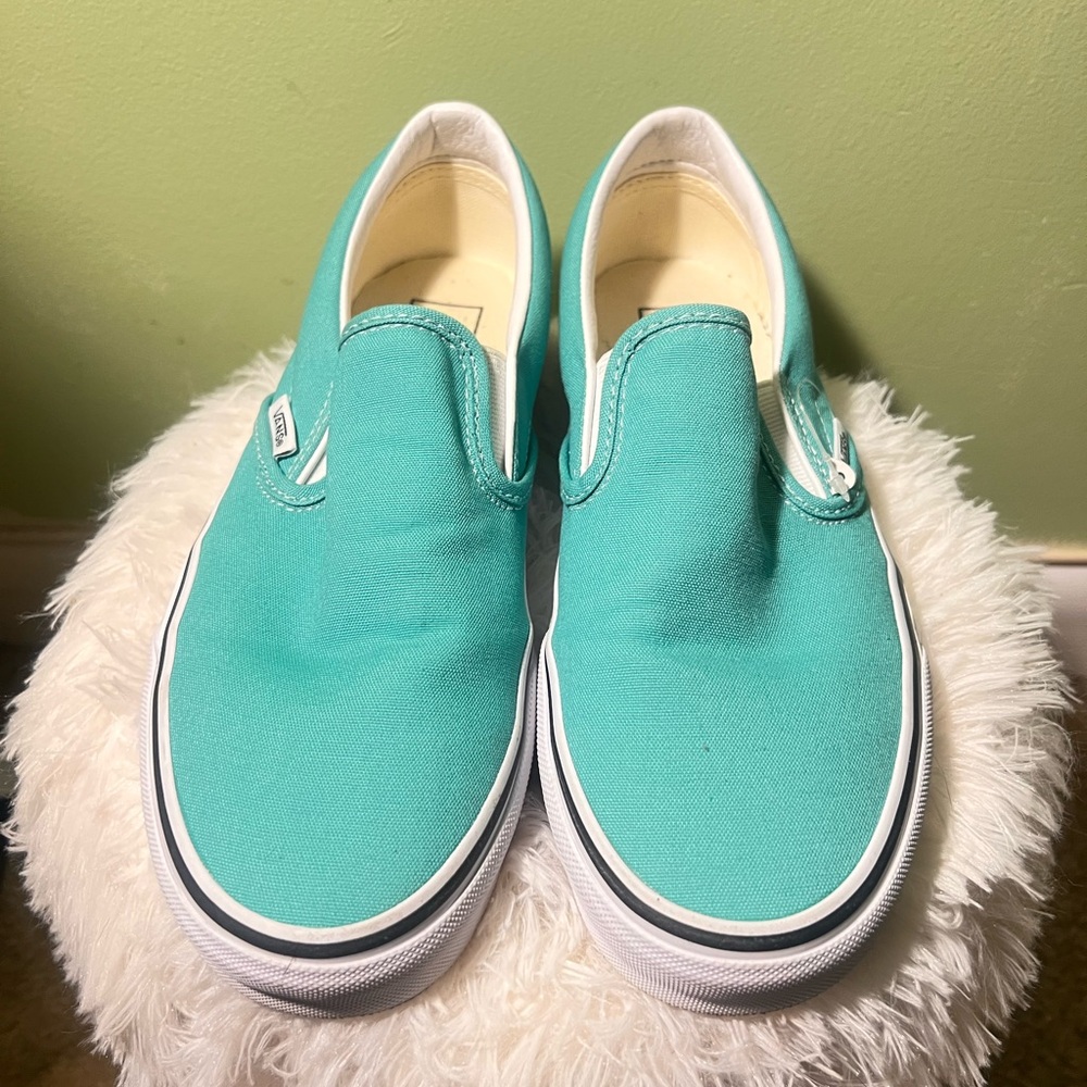 Vans Blue Sneakers Slip-On Canvas
